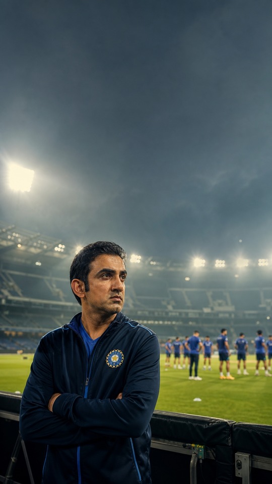 Gautam Gambhir - Indian Cricket Team Head Coach 4K Wallpaper