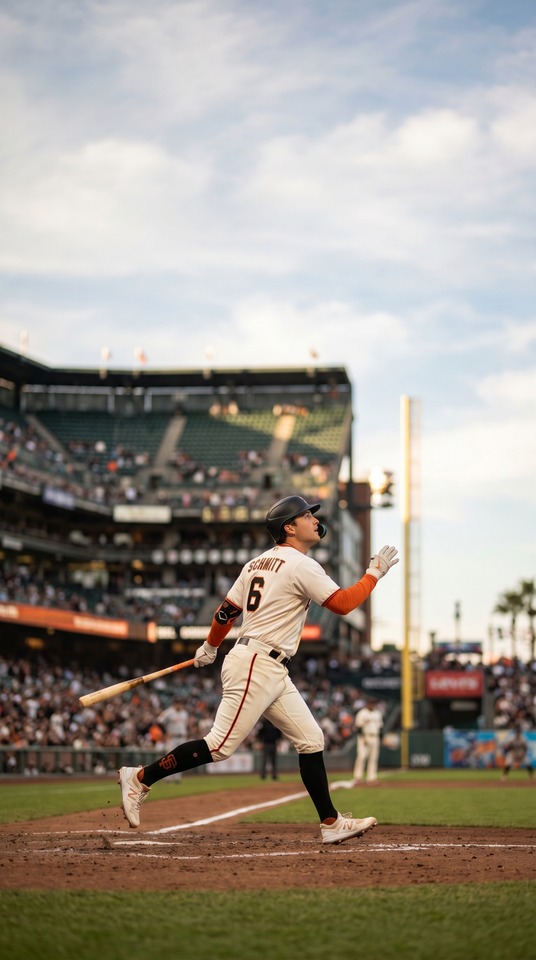 Casey Schmitt Baseball Action - 4K Wallpaper