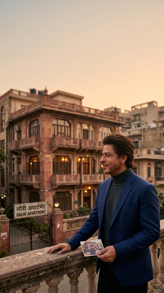 Shah Rukh Khan & Gauri Khan Delhi Home 4K Wallpaper