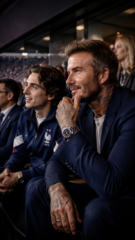 David Beckham Stadium Interaction - 4K Background