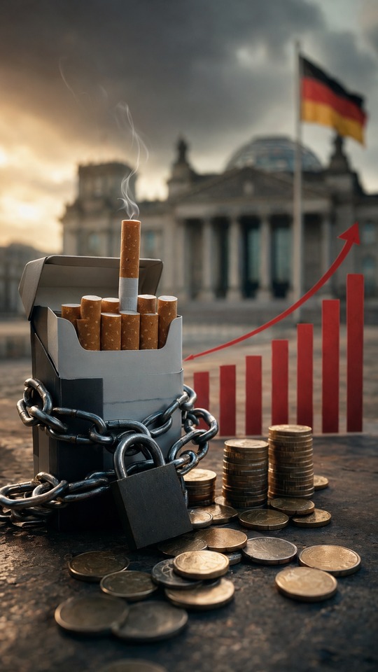 Tabaksteuer - German Tobacco Tax 4K Wallpaper