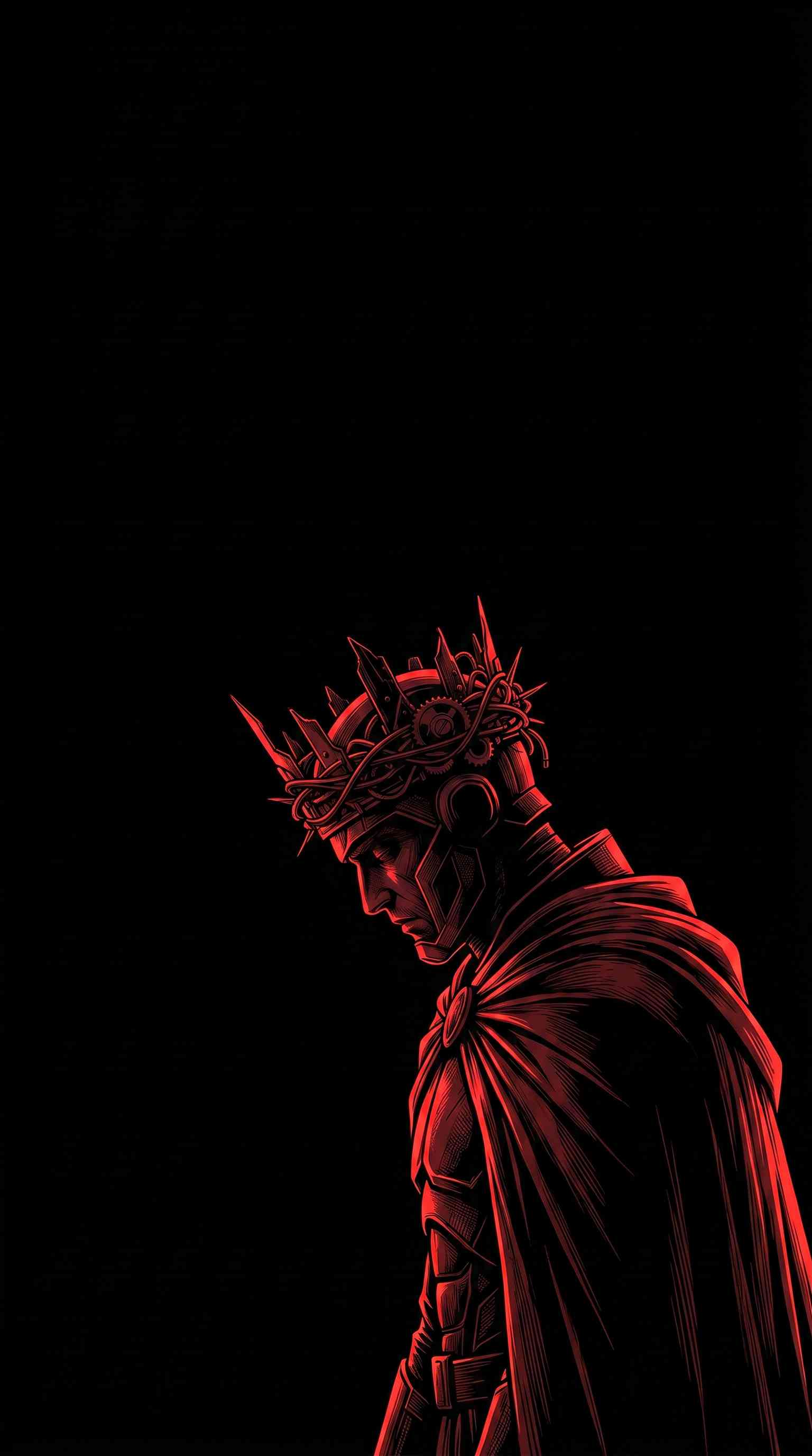 Dark King Thorn Crown - 4K Wallpaper