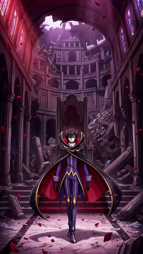 Lelouch Code Geass Ruined Throne - Live Wallpaper