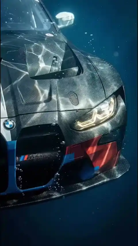 BMW M4 GT3 Underwater Carbon - Live Wallpaper