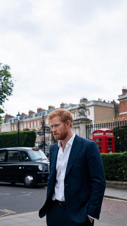 Prince Harry London Street - 4K Wallpaper