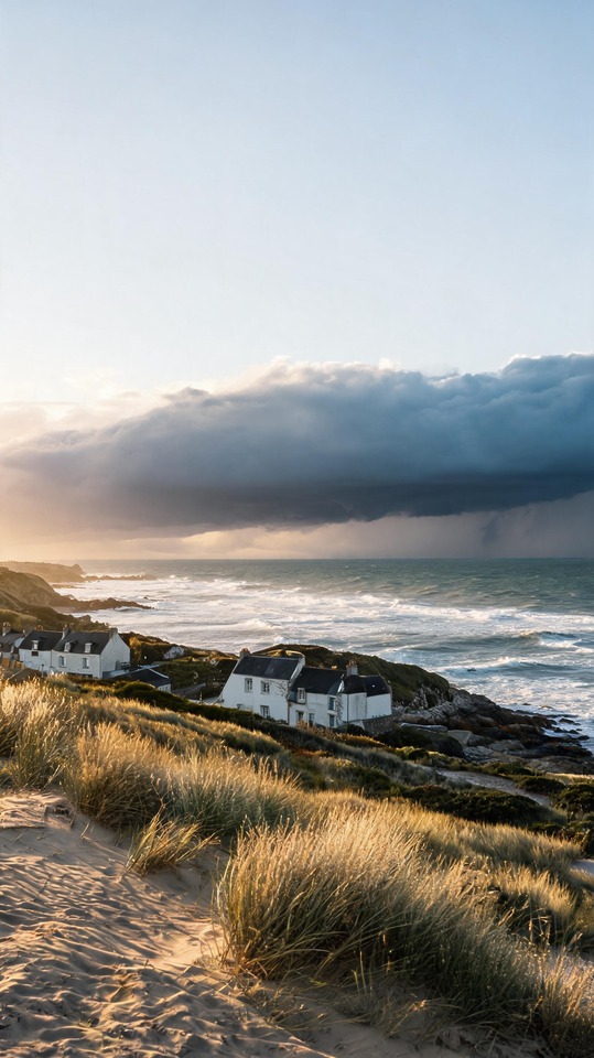 Meteo Dramatic Stormy Coast - 4K Wallpapers