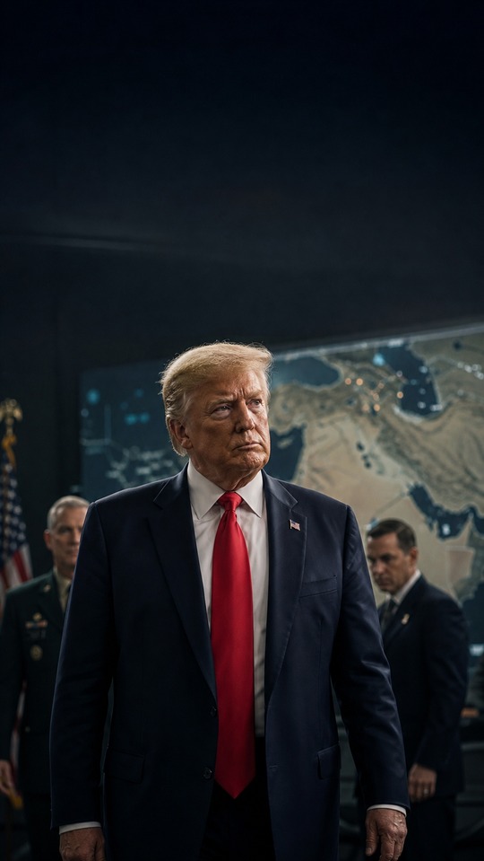 Donald Trump Cinematic Realism - 4K Phone Wallpaper