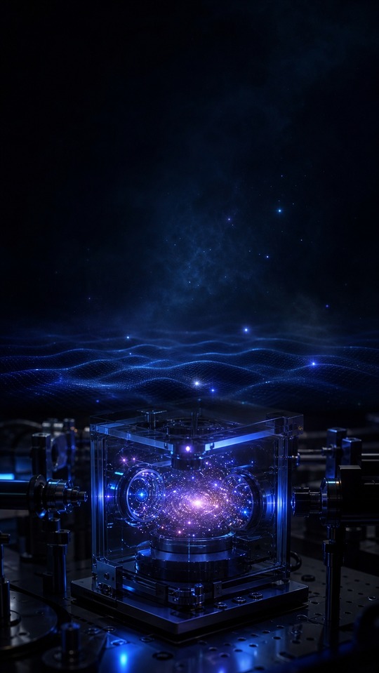 Quantum Universe Experiment - 4K Wallpaper