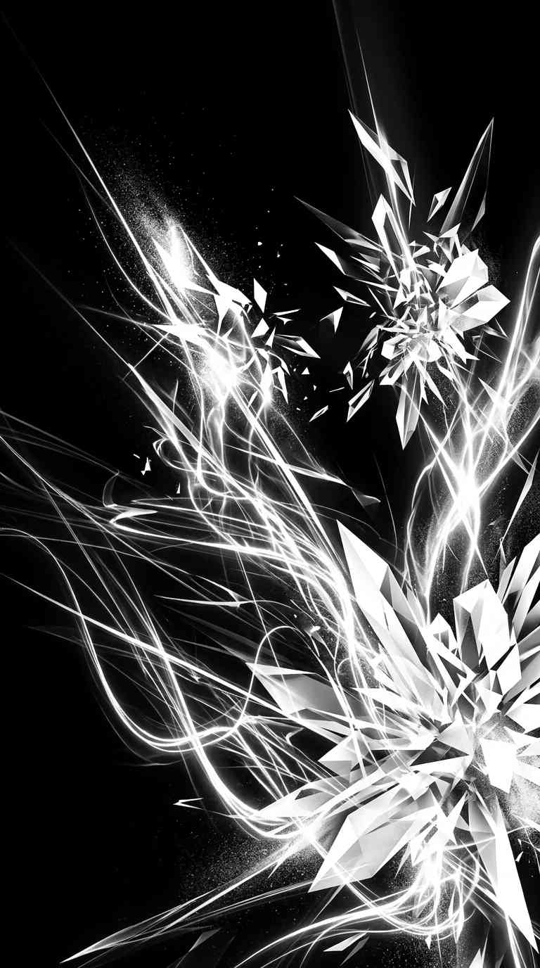 Abstract Crystal Energy - 4K Background
