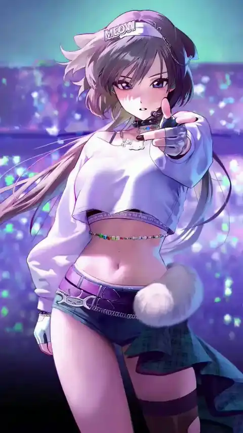 Anime Idol Neon Konzert - Live Hintergrundbild