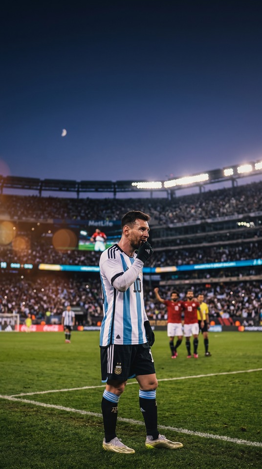 Lionel Messi Argentina 2026 World Cup - 4K Phone Background