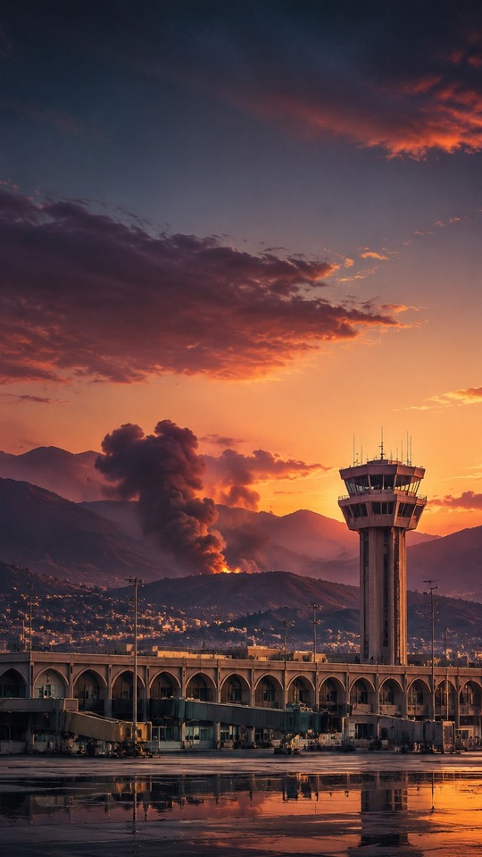 Sanaa International Airport - Cinematic 4K Wallpaper