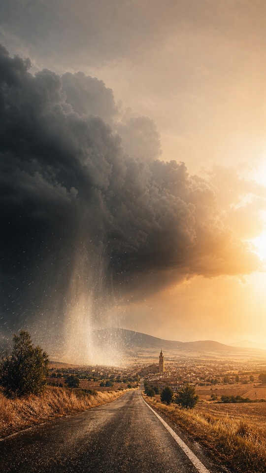 Meteorología Storm Clouds - 4K Phone Wallpaper