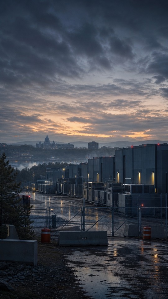 State of New York Industrial Data Center - 4K Wallpaper