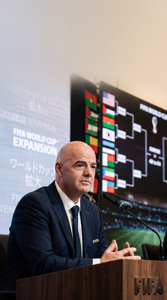 Gianni Infantino - FIFA World Cup Expansion 4K Background