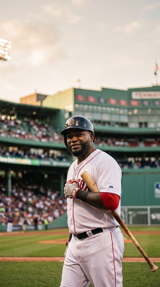 David Ortiz Légende des Red Sox - Fond d'écran 4K