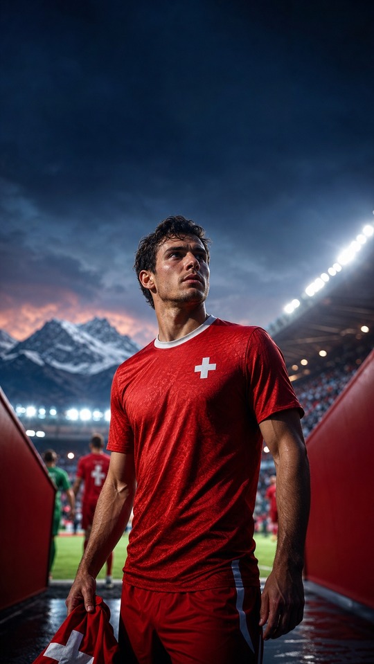 Switzerland FIFA Ranking Footballer - 4K Backgrounds