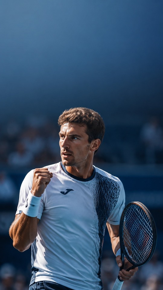 Pablo Carreño Tennis Action - 4K Wallpaper