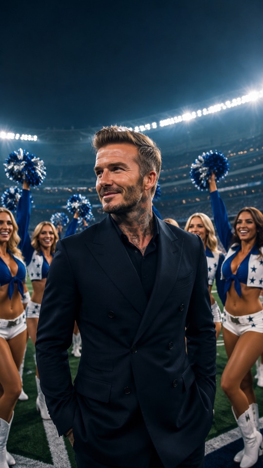 David Beckham en Costume - Fond d'Écran 4K