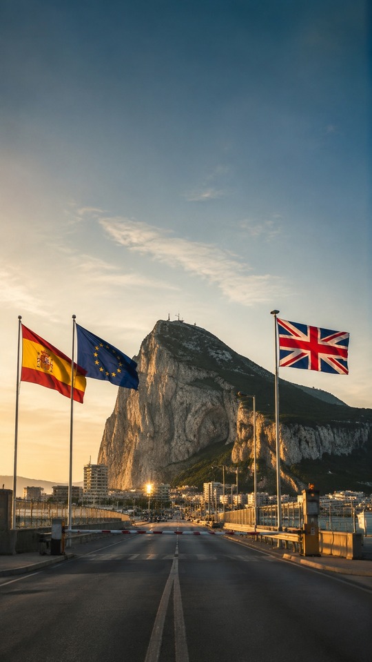 El Pais: Gibraltar Border Agreement - 4K Background