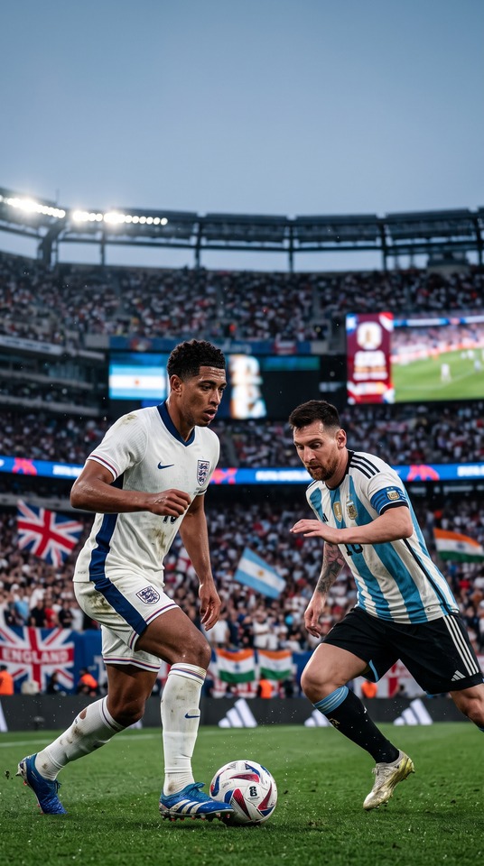 FIFA 월드컵 2026: 잉글랜드 vs 아르헨티나 - 고화질 배경화면