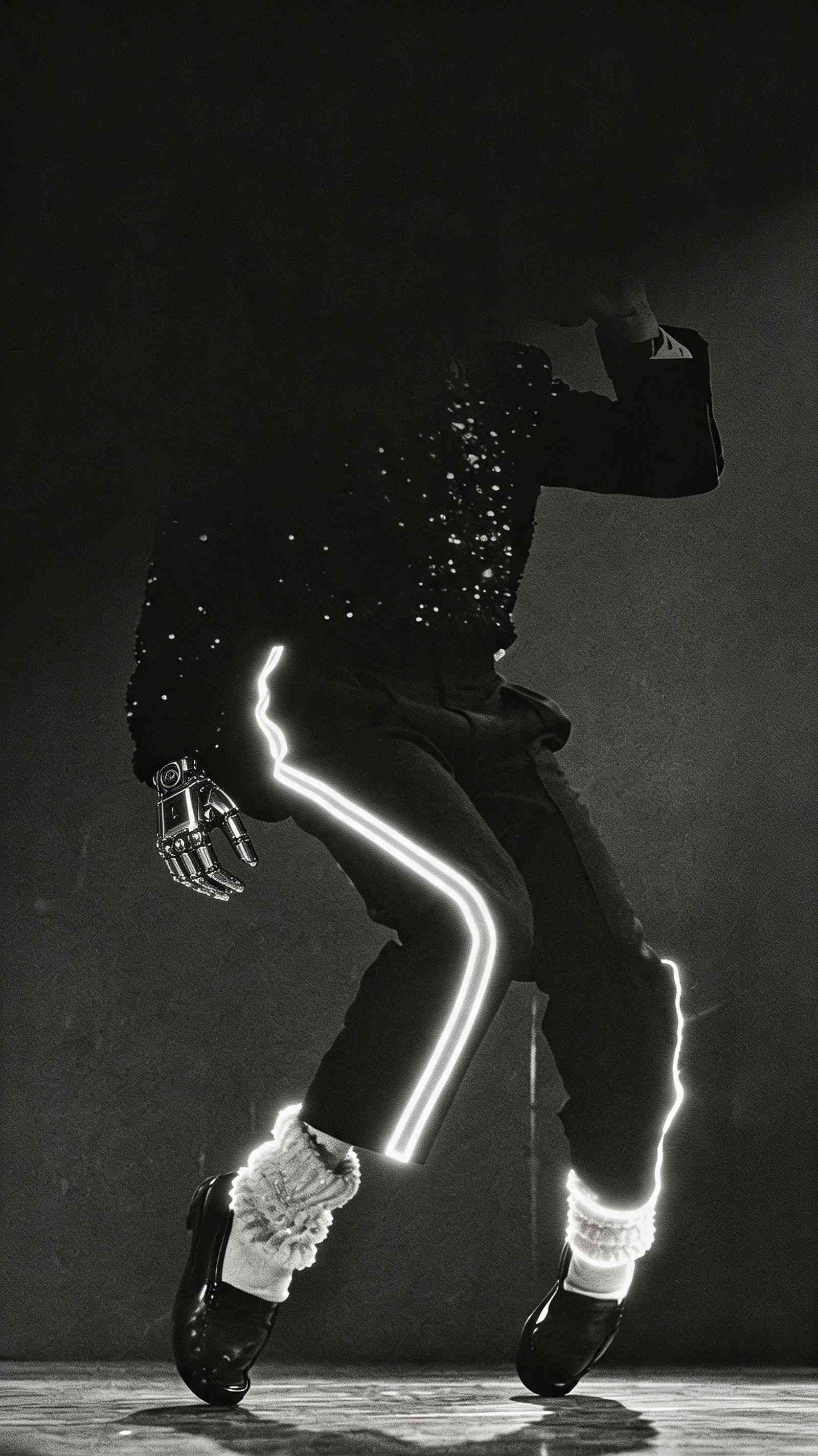 Michael Jackson Cyberpunk Dance - 4K Wallpapers