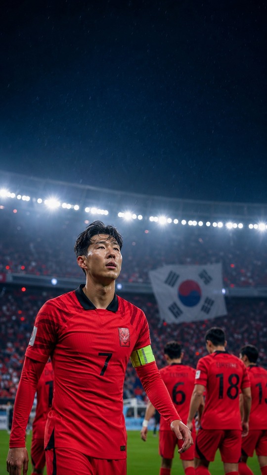 Son Heung-min Équipe de Corée du Sud de football - Fond 4K
