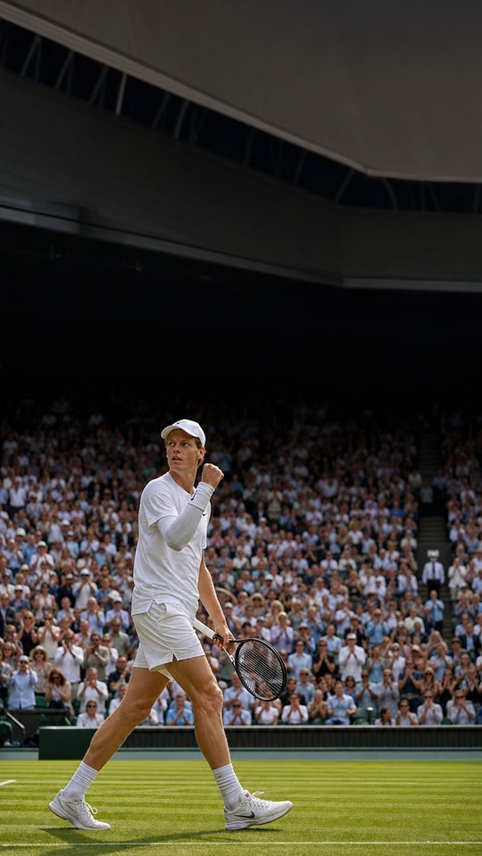 Wimbledon 2026 Jannik Sinner - 4K Sports Wallpaper