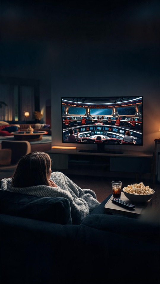 Binge-Watching Star Trek - 4K Hintergrundbild