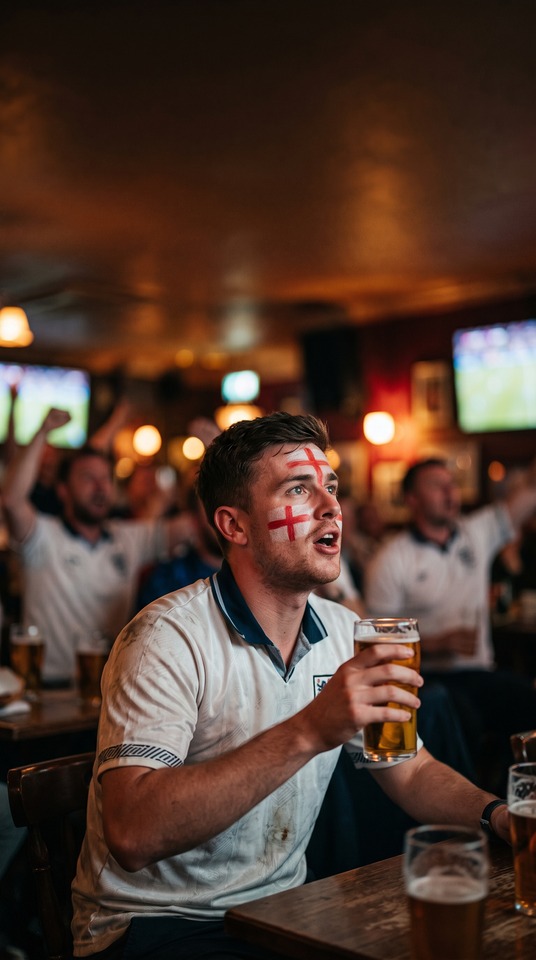Estilo Paddy Power: Fan de Fútbol Inglés - 4K Fondos