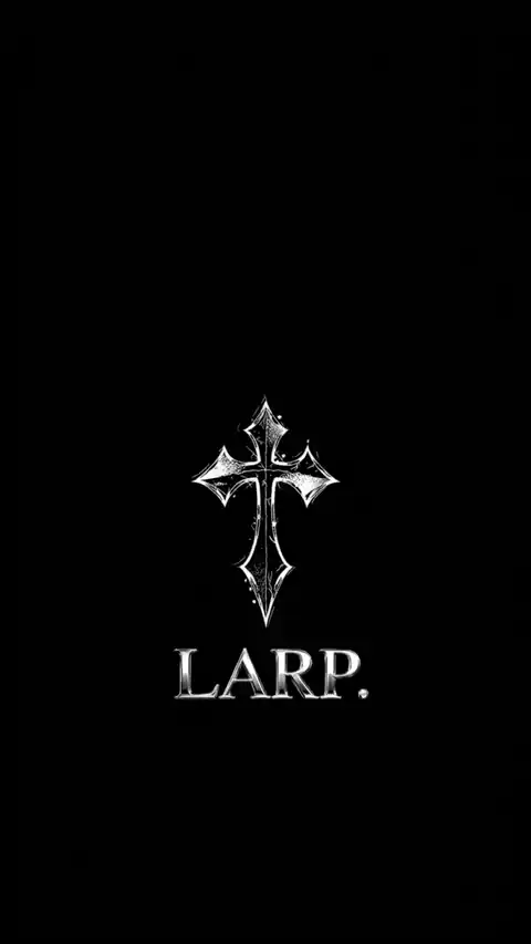 LARP Gothic Cross Minimalist - Live Wallpaper