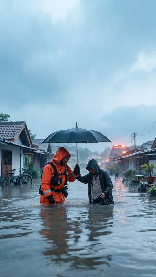 Weather Flood Rescue Cinematic - 4K Wallpaper