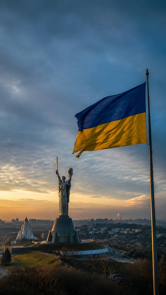 Ukraine Motherland Monument - 4K Mobile Background