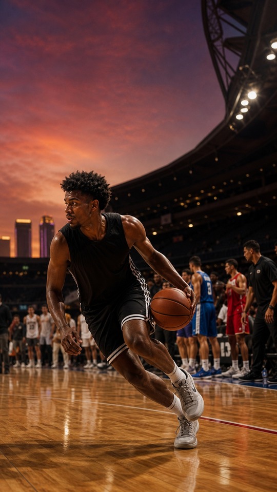 Summer League Schedule Basketball Action - 4K Wallpaper