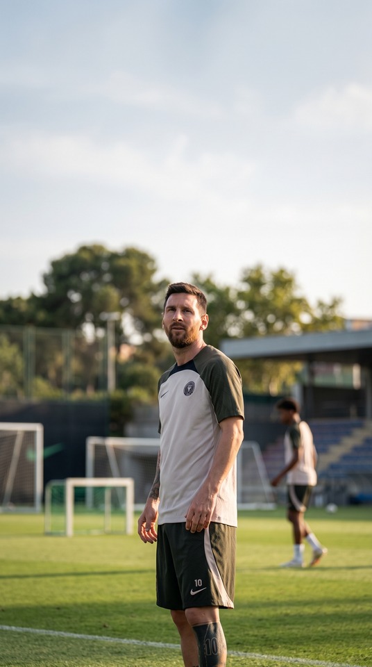 Lionel Messi Training - Messi Age 4K Hintergrundbild