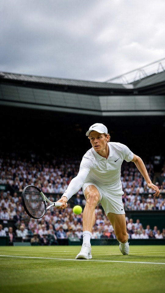 Jannik Sinner Wimbledon Finalist - 4K Phone Wallpapers