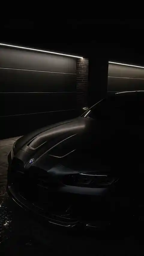 Cinematic Matte Black BMW - Live Wallpaper
