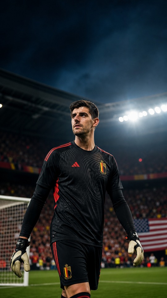 Thibaut Courtois Belgien - 4K Handy Wallpaper