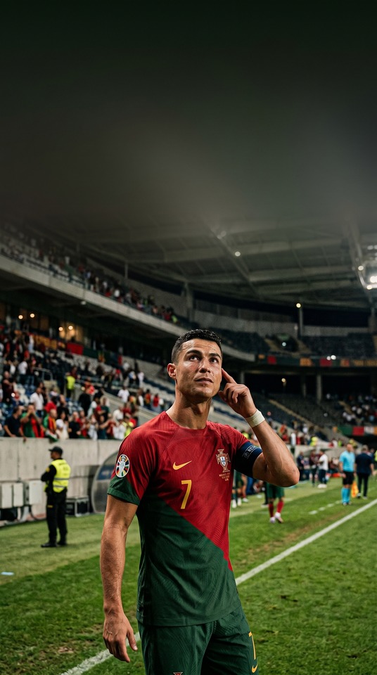 Is Ronaldo Retiring? CR7 Portugal National Team 4K Wallpaper