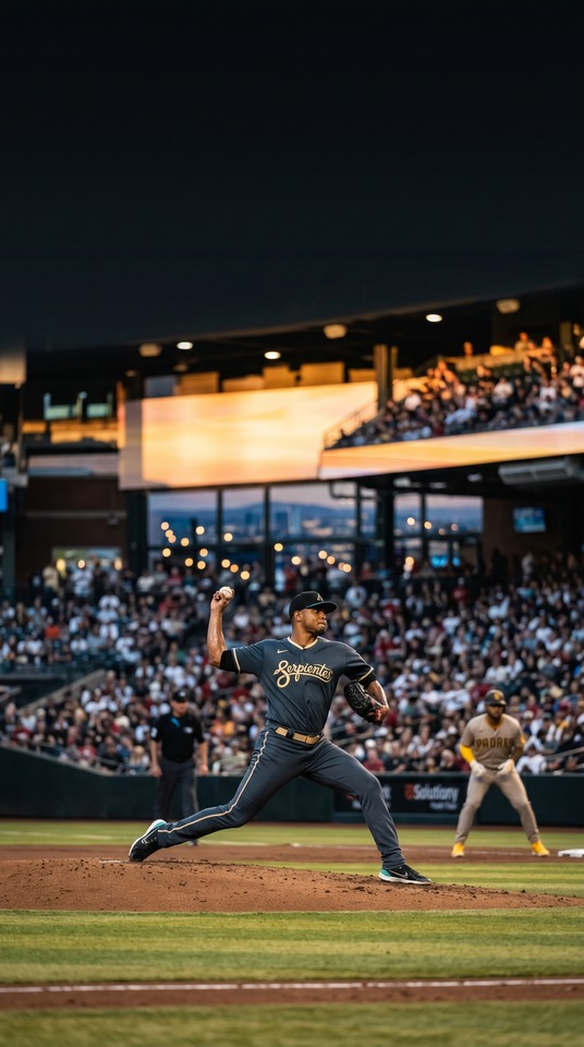 Dbacks Baseball Stadium Night - 4K Wallpapers