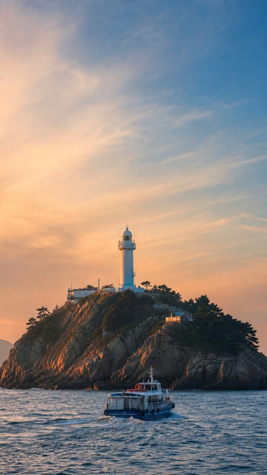 Faro de la Isla Palmi-do - Fondo de Pantalla 4K