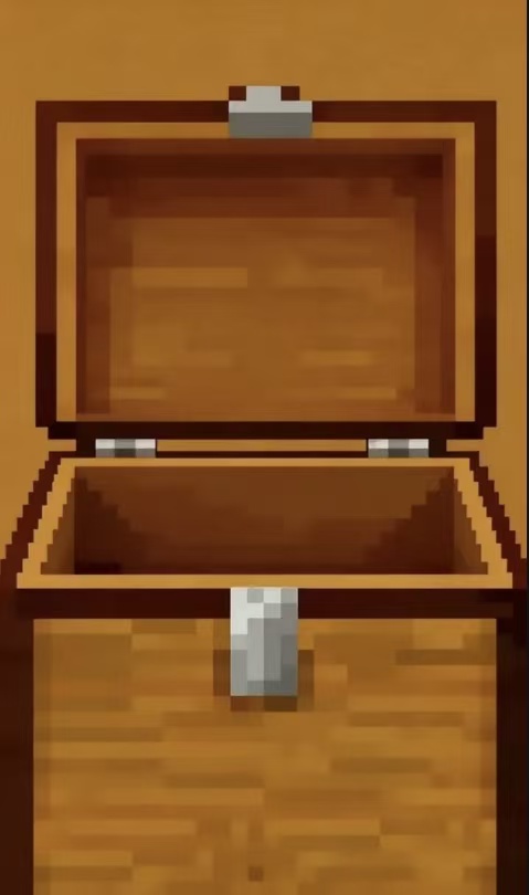 マイクラ風 宝箱ドット絵 - 4K壁紙