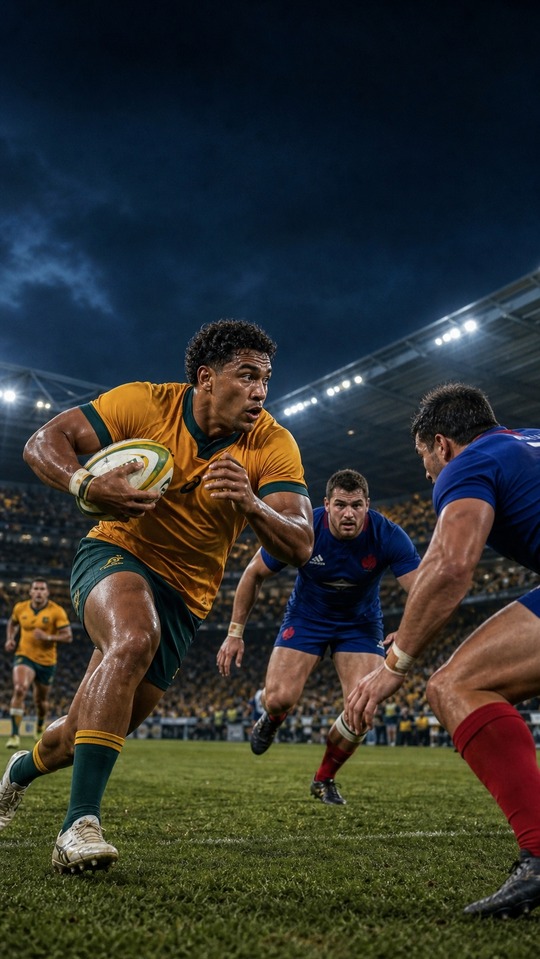 Wallabies Game Rugby Match - 4K Handy Wallpaper