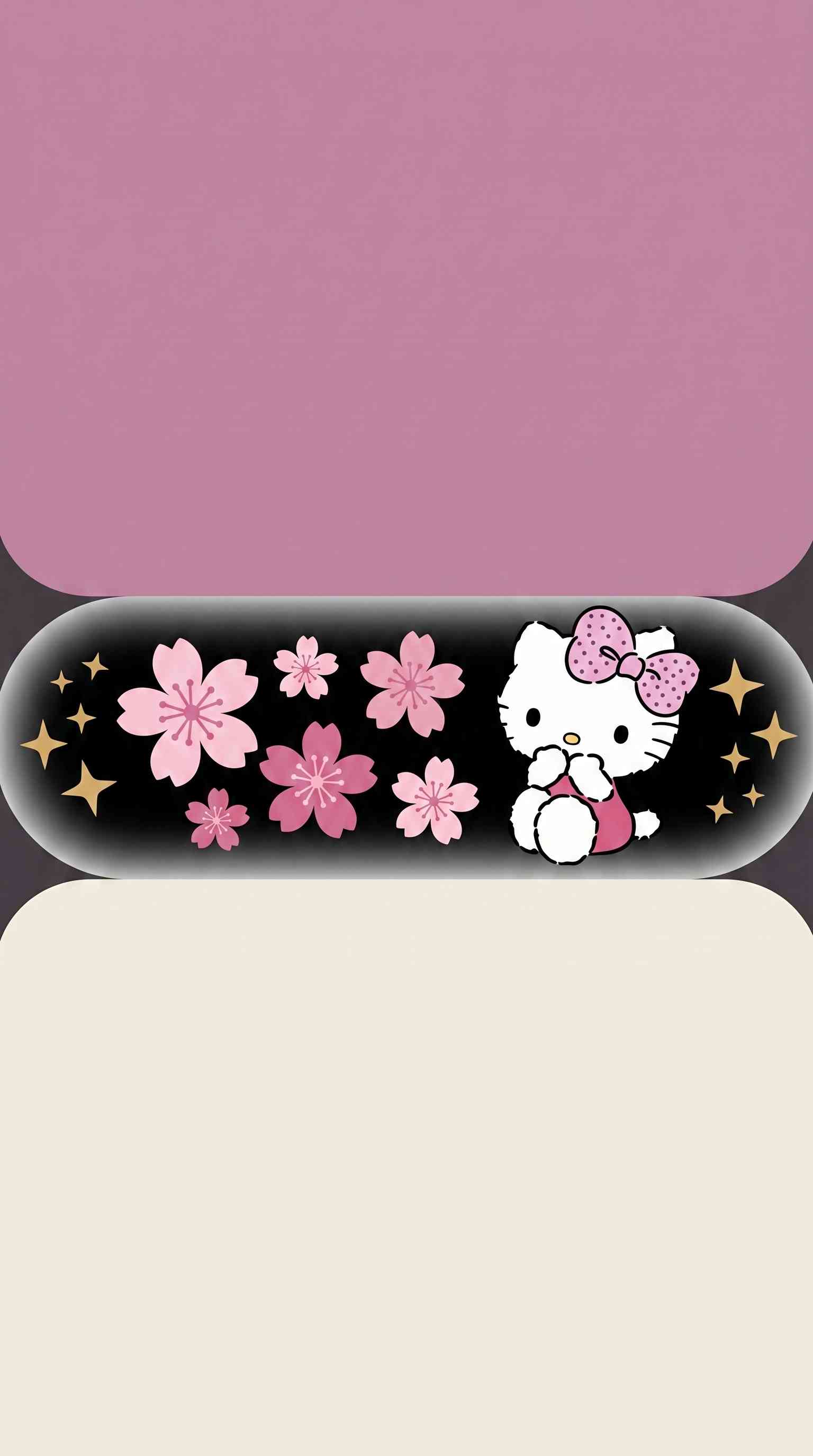 Hello Kitty Sakura Illustration - 4K Wallpapers