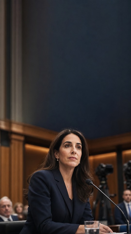 Jillian Segal Hearing Portrait - 4K Mobile Wallpaper