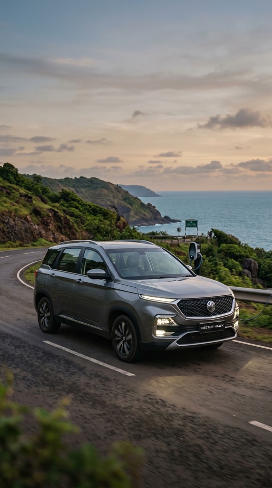 MG Hector Hawk PHEV - 4K Sperrbildschirm