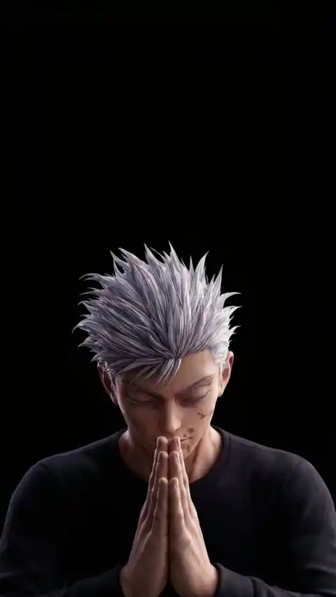 고죠 사토루 명상 4K 라이브 배경화면
