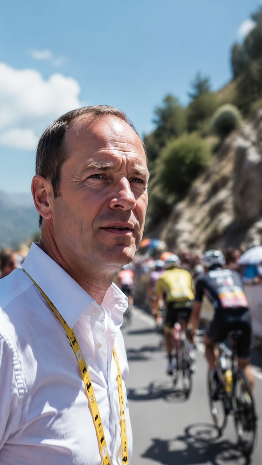 Christian Prudhomme Cycling Race - 4K Background