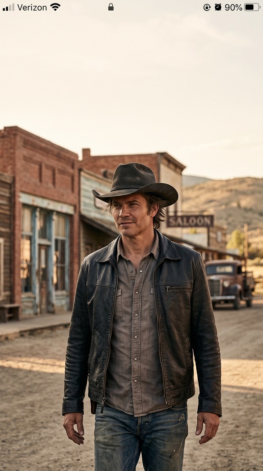 Timothy Olyphant Neo-Western Style - 4K Wallpaper