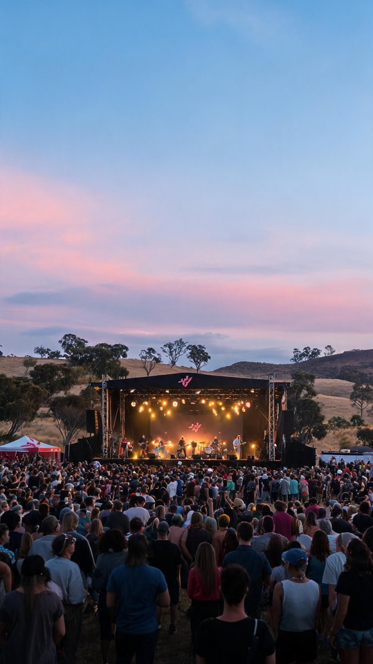 Triple J One Night Stand Festival - 4K Background